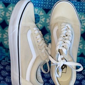 Old School Vans Beige/Cream/Nude